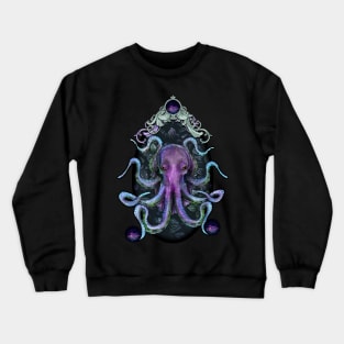 Space octopus pendant Crewneck Sweatshirt